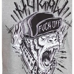 T-shirt Hardcore Men's - MONKEY - HYRAW -Men T-Shirts Online Store tsh monkey6