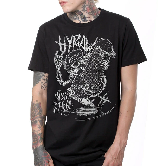 T-shirt Hardcore Men's - RIDE IN HELL - HYRAW 3 T-shirt Hardcore Men's - RIDE IN HELL - HYRAW