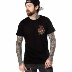 T-shirt Hardcore Men's - VOLTE FACE - HYRAW -Men T-Shirts Online Store tsh volteface4