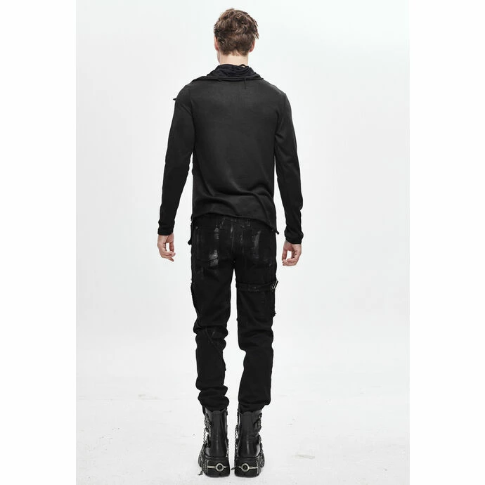 Men's Long-sleeved T-shirt DEVIL FASHION - Wolf Moon Punk 4 Men's Long-sleeved T-shirt DEVIL FASHION - Wolf Moon Punk - Image 2