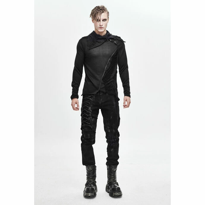 Men's Long-sleeved T-shirt DEVIL FASHION - Wolf Moon Punk 5 Men's Long-sleeved T-shirt DEVIL FASHION - Wolf Moon Punk - Image 3