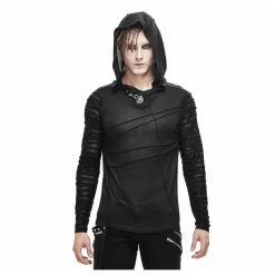 Men T-Shirts Online Store 22 Men's Long-sleeved T-shirt DEVIL FASHION - Reaper Will Reap Someday Too' Gothic