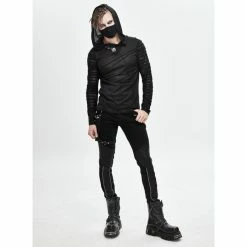 Men's Long-sleeved T-shirt DEVIL FASHION - Reaper Will Reap Someday Too' Gothic -Men T-Shirts Online Store tt158 5