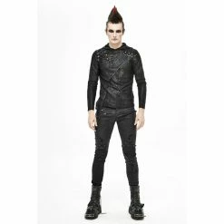 Men's T-shirt With Long Sleeves DEVIL FASHION -Men T-Shirts Online Store tt164 9