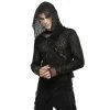 Men's Long-sleeved T-shirt DEVIL FASHION - Linger Punk Mesh -Men T-Shirts Online Store tt186 5