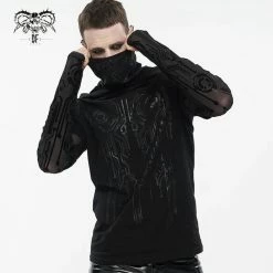 Men's Long-sleeved T-shirt DEVIL FASHION - Tsar Cyberpunk -Men T-Shirts Online Store tt202 7g