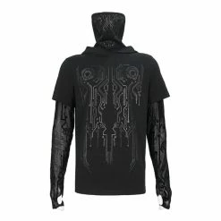 Men's Long-sleeved T-shirt DEVIL FASHION - Tsar Cyberpunk -Men T-Shirts Online Store tt202 9g