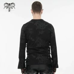 Men's Long-sleeved T-shirt DEVIL FASHION - Lullaby Printed Punk -Men T-Shirts Online Store tt204 11