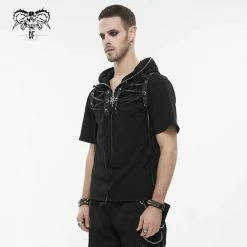 Men's T-shirt DEVIL FASHION - Belphegor Punk Pentagram -Men T-Shirts Online Store tt210 6