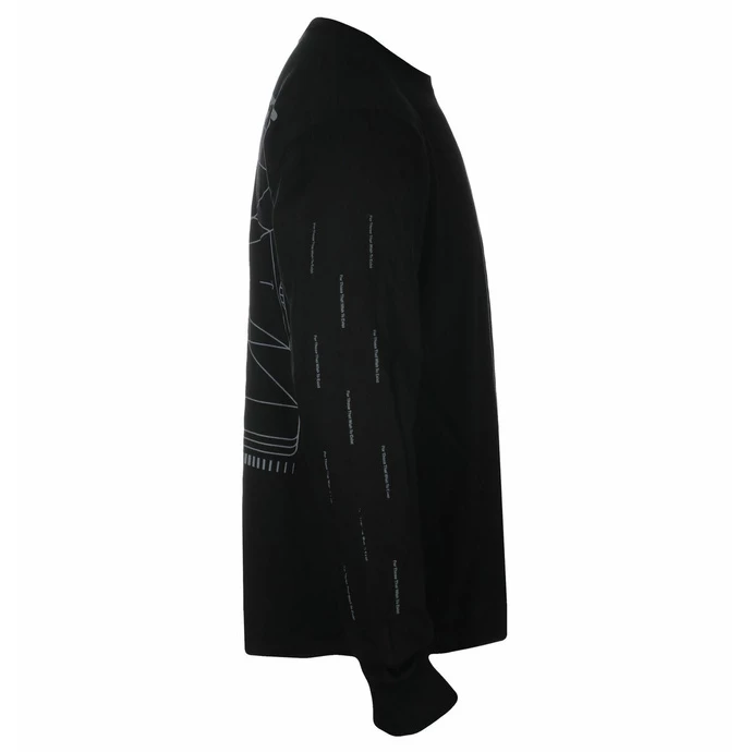 Men's T-shirt Long Sleeve Architects - FTTWTE Grid - Black - KINGS ROAD 6 Men's T-shirt Long Sleeve Architects - FTTWTE Grid - Black - KINGS ROAD - Image 4