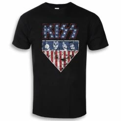 T-shirt Metal Men's Kiss - Stars & Stripes - HYBRIS