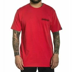 Men's T-shirt SULLEN - RED ELECTRIC -Men T-Shirts Online Store w86009