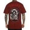 Men's T-shirt SULLEN - CHINGY FRINGE - ROSEWOOD -Men T-Shirts Online Store wh35wb5v