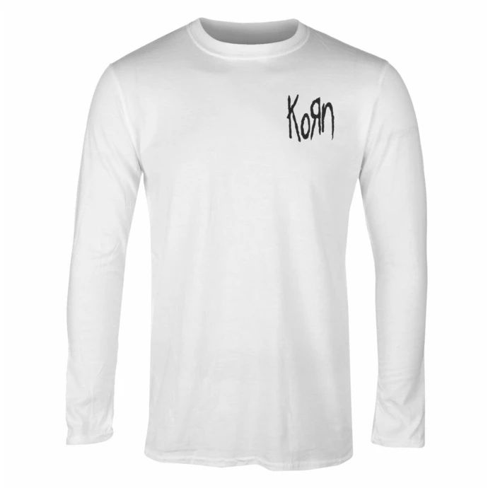 Men's Long-sleeved T-shirt KORN - REQUIEM - POCKET LOGO - PLASTIC HEAD 3 Men's Long-sleeved T-shirt KORN - REQUIEM - POCKET LOGO - PLASTIC HEAD
