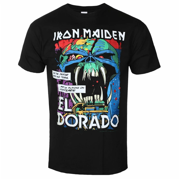 Men's T-shirt Iron Maiden - El Dorado BL - ROCK OFF 3 Men's T-shirt Iron Maiden - El Dorado BL - ROCK OFF