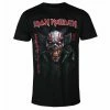 Men's T-shirt Iron Maiden - Senjutsu Back Cover Vertical Logo BL - ROCK OFF -Men T-Shirts Online Store wsaw076