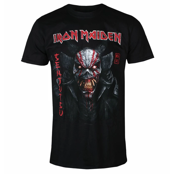 Men's T-shirt Iron Maiden - Senjutsu Back Cover Vertical Logo BL - ROCK OFF 3 Men's T-shirt Iron Maiden - Senjutsu Back Cover Vertical Logo BL - ROCK OFF