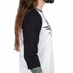 Men's T-shirt With 3/4 Sleeve WORNSTAR - Machine Shop -Men T-Shirts Online Store wsrtm macs 14c