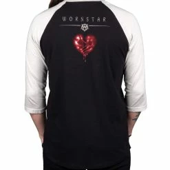 Men's T-shirt With 3/4 Sleeve WORNSTAR - Suicide King 9 Men's T-shirt With 3/4 Sleeve WORNSTAR - Suicide King -Men T-Shirts Online Store wsrtm skg 269x