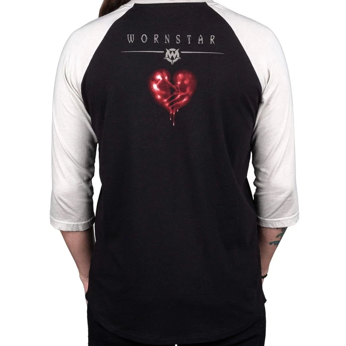 Men's T-shirt With 3/4 Sleeve WORNSTAR - Suicide King 5 Men's T-shirt With 3/4 Sleeve WORNSTAR - Suicide King - Image 3