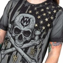 Men's T-shirt WORNSTAR - Black Flag 12 Men's T-shirt WORNSTAR - Black Flag -Men T-Shirts Online Store wstm bflg 807