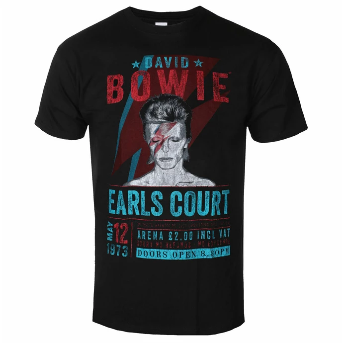 Men's T-shirt David Bowie - Earls Court '73 - ROCK OFF 3 Men's T-shirt David Bowie - Earls Court '73 - ROCK OFF