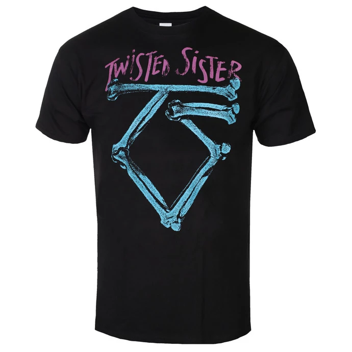 Men's T-shirt Twisted Sister - Washed Logo - Black - HYBRIS 3 Men's T-shirt Twisted Sister - Washed Logo - Black - HYBRIS
