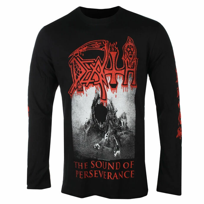 Men's Long-sleeved T-shirt DEATH - THE SOUND OF PERSEVERANCE - PLASTIC HEAD 3 Men's Long-sleeved T-shirt DEATH - THE SOUND OF PERSEVERANCE - PLASTIC HEAD