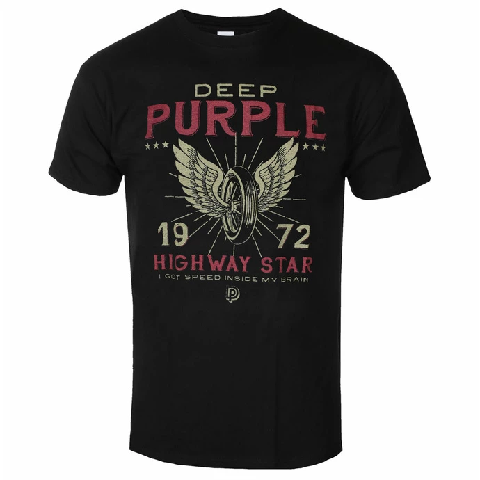 Men's T-shirt Deep Purple - Highway Star - ROCK OFF 3 Men's T-shirt Deep Purple - Highway Star - ROCK OFF