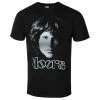 Men's T-shirt The Doors - Jim Halftone - BLACK - ROCK OFF -Men T-Shirts Online Store xas037