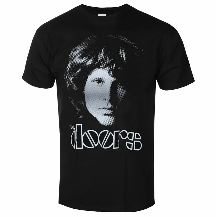 Men's T-shirt The Doors - Jim Halftone - BLACK - ROCK OFF 3 Men's T-shirt The Doors - Jim Halftone - BLACK - ROCK OFF