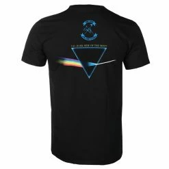 Men's T-shirt Pink Floyd - Dark Side Of The Moon - Flipped - BLACK - ROCK OFF -Men T-Shirts Online Store xas045