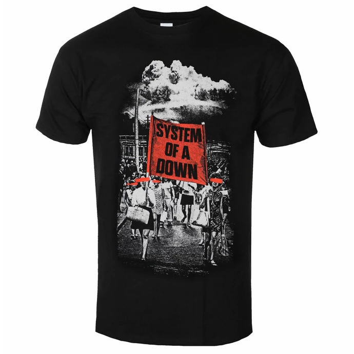 Men's T-shirt System Of A Down - Banner March - ROCK OFF 3 Men's T-shirt System Of A Down - Banner March - ROCK OFF
