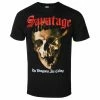 Men's T-shirt SAVATAGE - THE DUNGEONS ARE CALLING - BLACK - PLASTIC HEAD -Men T-Shirts Online Store xcv005