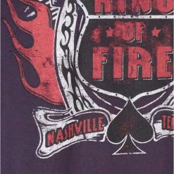 T-shirt Metal Men's Johnny Cash - Ring Of Fire BO - ROCK OFF 9 T-shirt Metal Men's Johnny Cash - Ring Of Fire BO - ROCK OFF -Men T-Shirts Online Store ydfv005